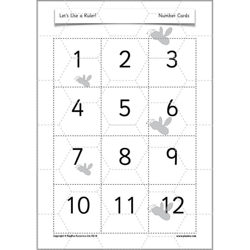 PlanBee Let's Use a Ruler! - KS1 Complete Maths Planning and Resources