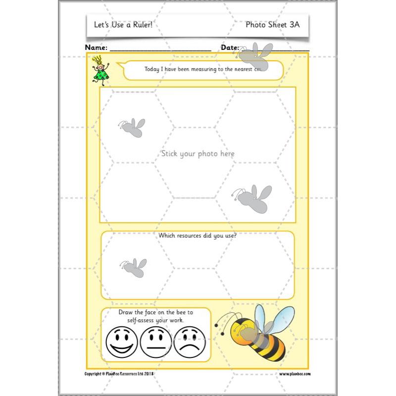 PlanBee Let's Use a Ruler! - KS1 Complete Maths Planning and Resources