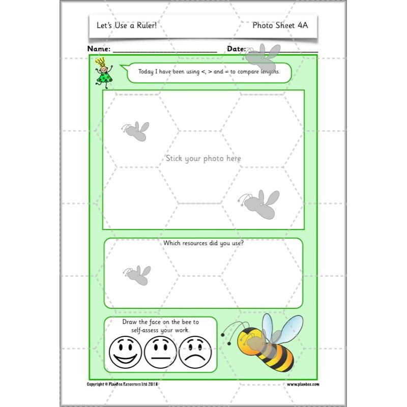 PlanBee Let's Use a Ruler! - KS1 Complete Maths Planning and Resources