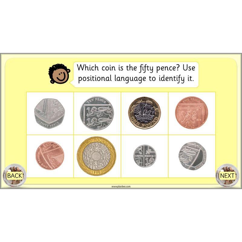 PlanBee Let's use money: Maths money planning for Year 1