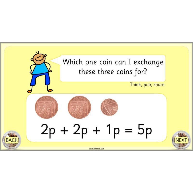 PlanBee Let's use money: Maths money planning for Year 1