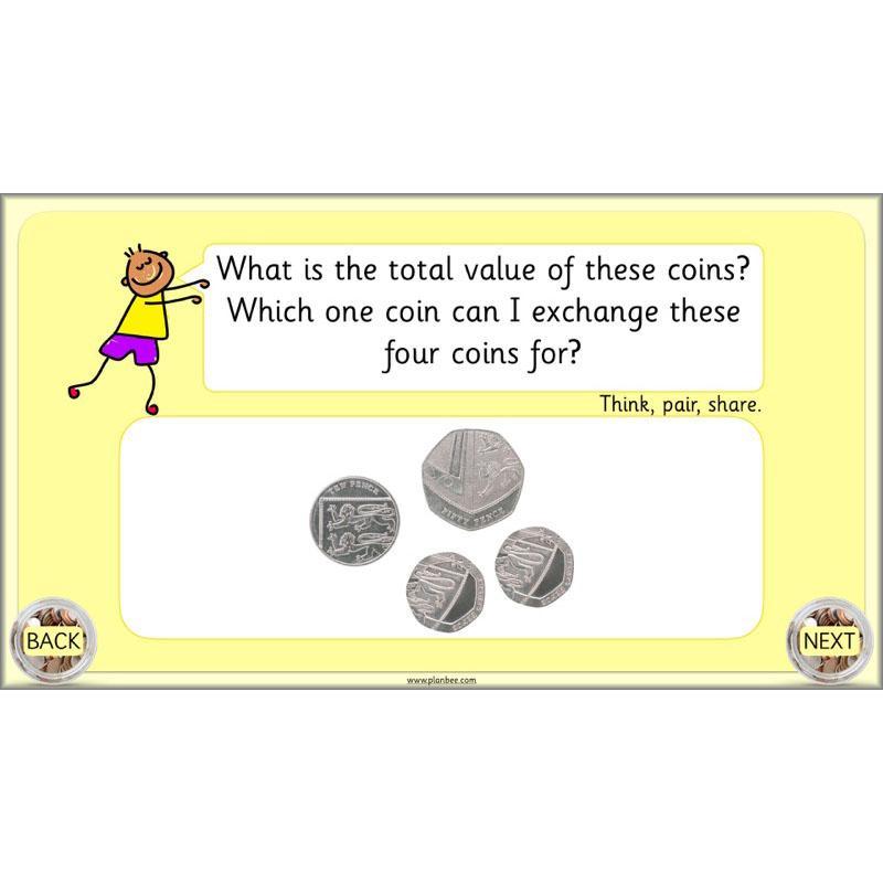 PlanBee Let's use money: Maths money planning for Year 1