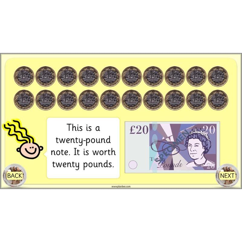 PlanBee Let's use money: Maths money planning for Year 1