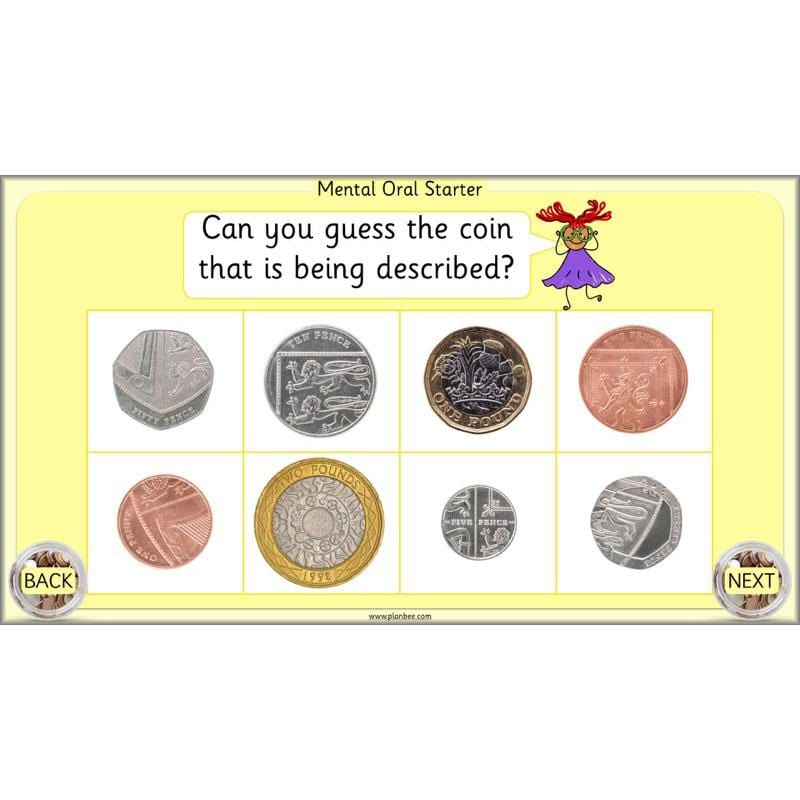 PlanBee Let's use money: Maths money planning for Year 1
