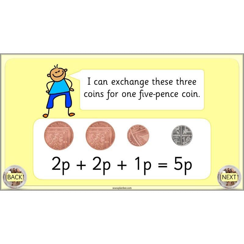 PlanBee Let's use money: Maths money planning for Year 1
