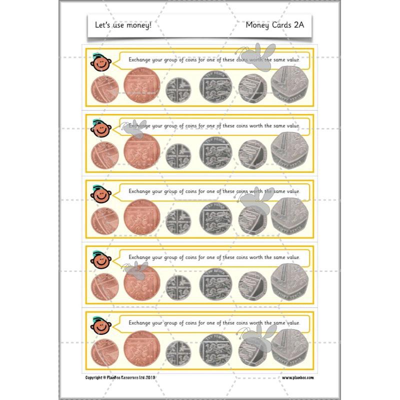 PlanBee Let's use money: Maths money planning for Year 1