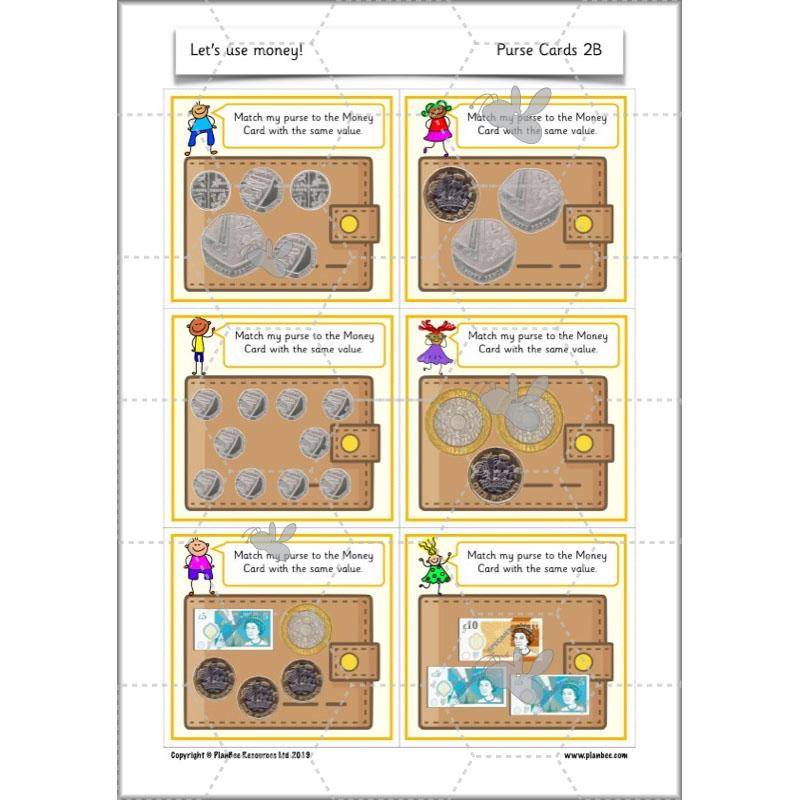 PlanBee Let's use money: Maths money planning for Year 1