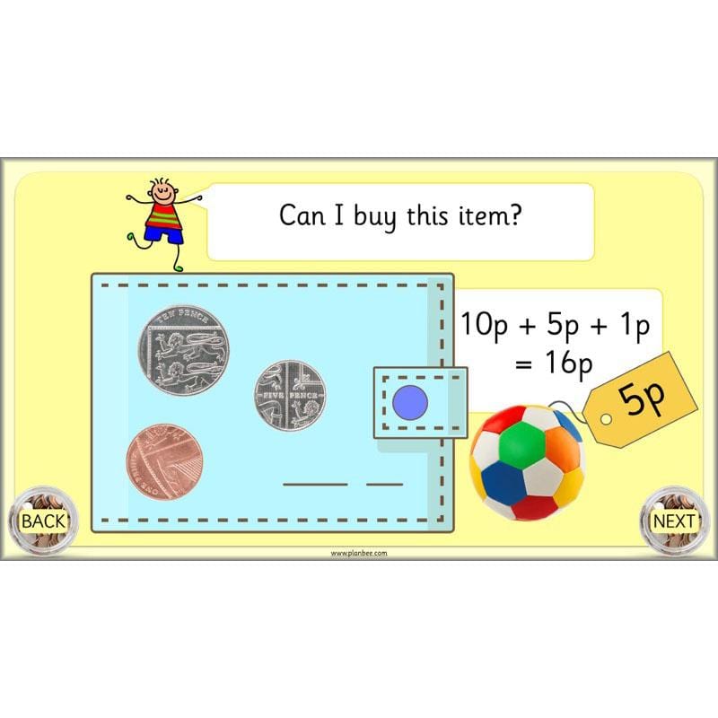 PlanBee Let's use money: Maths money planning for Year 1