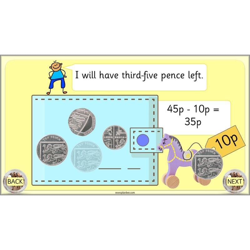 PlanBee Let's use money: Maths money planning for Year 1