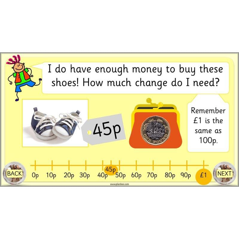 PlanBee Let's use money: Maths money planning for Year 1