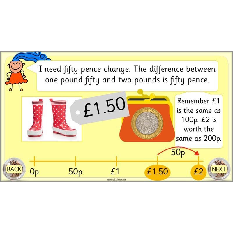 PlanBee Let's use money: Maths money planning for Year 1