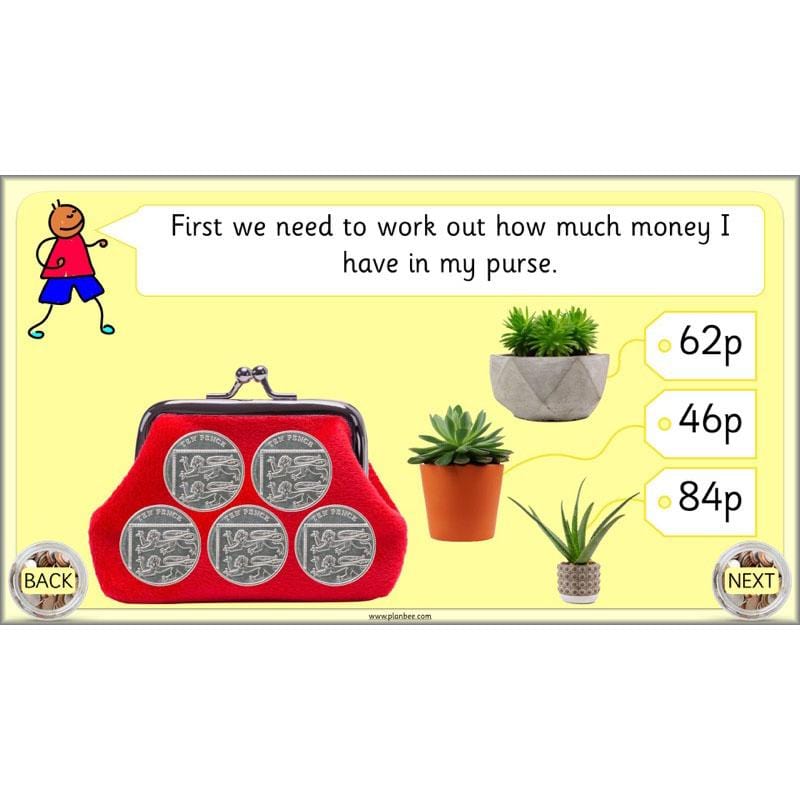 PlanBee Let's use money: Maths money planning for Year 1