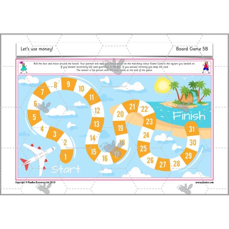 PlanBee Let's use money: Maths money planning for Year 1