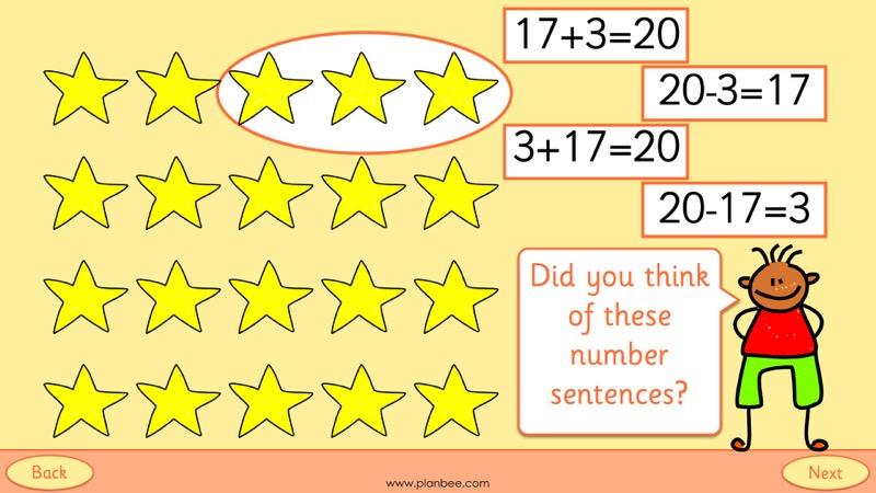 PlanBee Let's Use Number Bonds! KS1 Maths Lessons and Resources Year 2