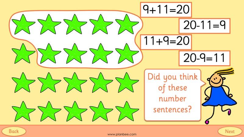 PlanBee Let's Use Number Bonds! KS1 Maths Lessons and Resources Year 2
