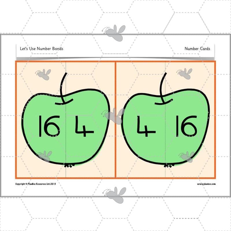 PlanBee Let's Use Number Bonds! KS1 Maths Lessons and Resources Year 2