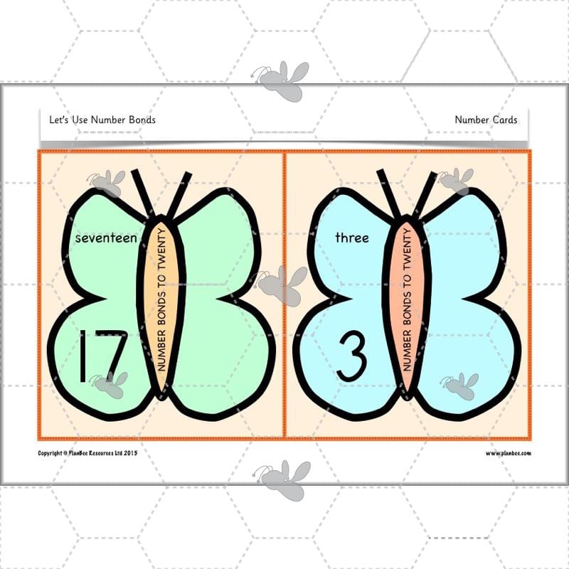 PlanBee Let's Use Number Bonds! KS1 Maths Lessons and Resources Year 2