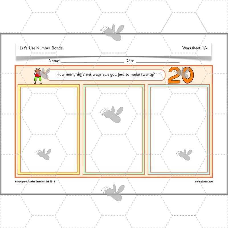 PlanBee Let's Use Number Bonds! KS1 Maths Lessons and Resources Year 2