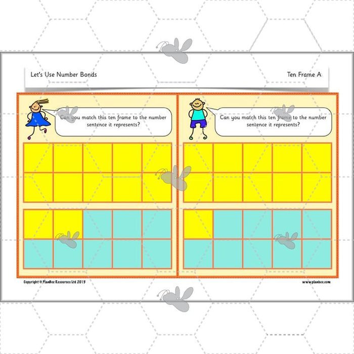PlanBee Let's Use Number Bonds! KS1 Maths Lessons and Resources Year 2