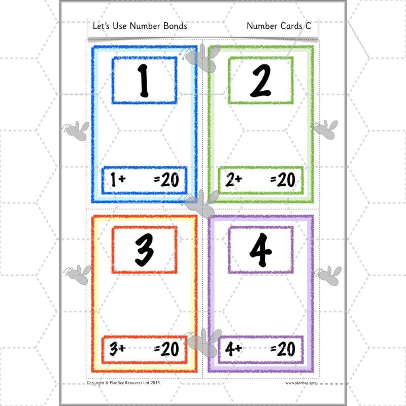 PlanBee Let's Use Number Bonds! KS1 Maths Lessons and Resources Year 2