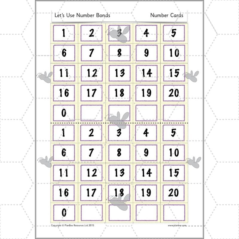 PlanBee Let's Use Number Bonds! KS1 Maths Lessons and Resources Year 2