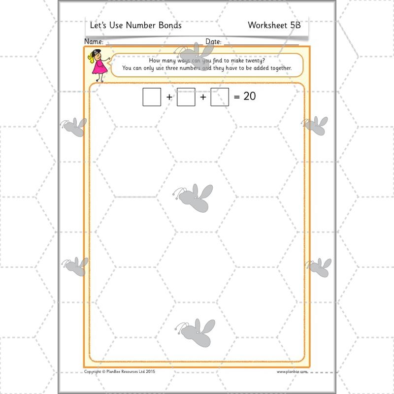 PlanBee Let's Use Number Bonds! KS1 Maths Lessons and Resources Year 2