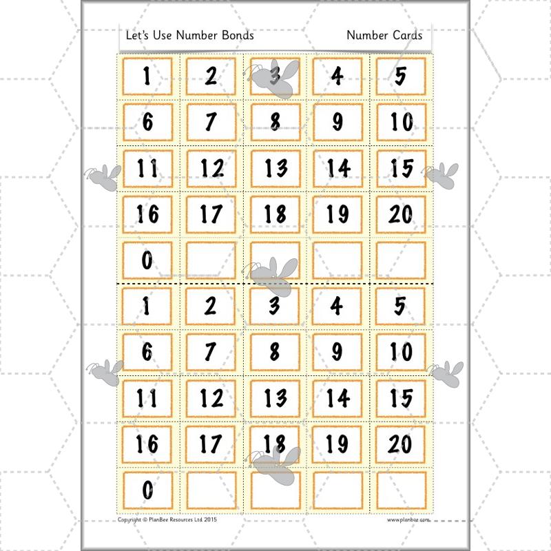 PlanBee Let's Use Number Bonds! KS1 Maths Lessons and Resources Year 2