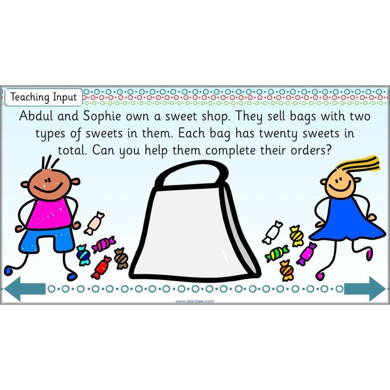 PlanBee Let's use number facts - Year 1 Maths activity pack