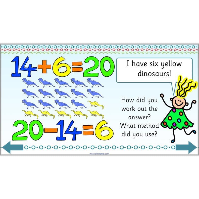 PlanBee Let's use number facts - Year 1 Maths activity pack