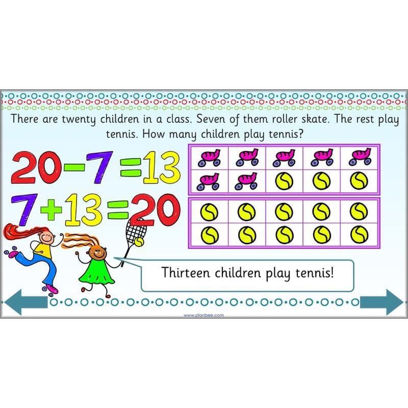 PlanBee Let's use number facts - Year 1 Maths activity pack