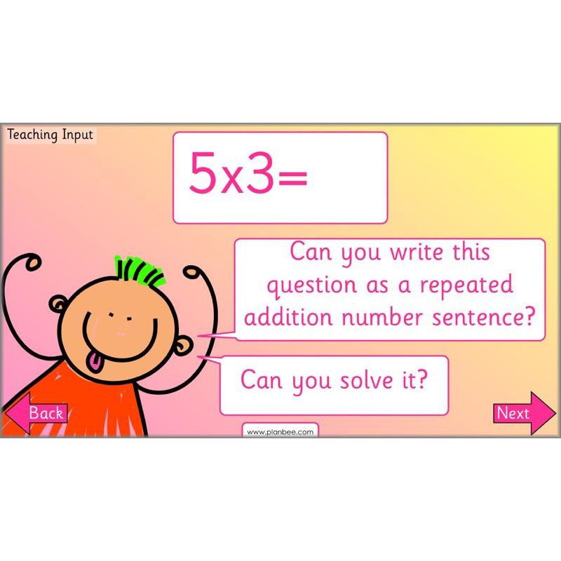 PlanBee Let's use number patterns: Year 2 number sequences