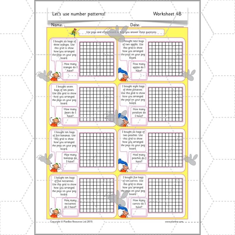 PlanBee Let's use number patterns: Year 2 number sequences