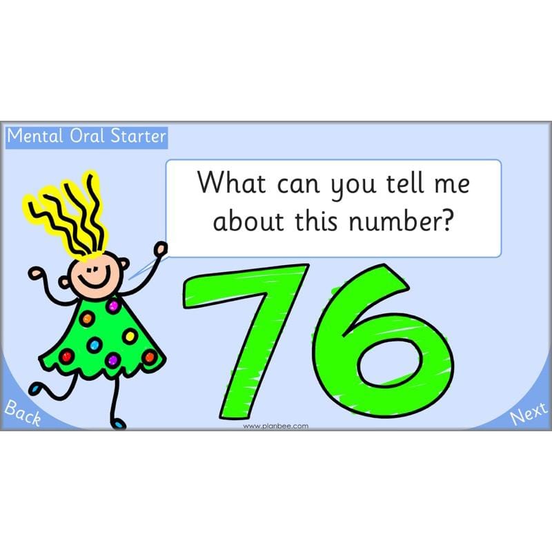 PlanBee Let's use numbers to 100 - Year 1 Maths resource pack