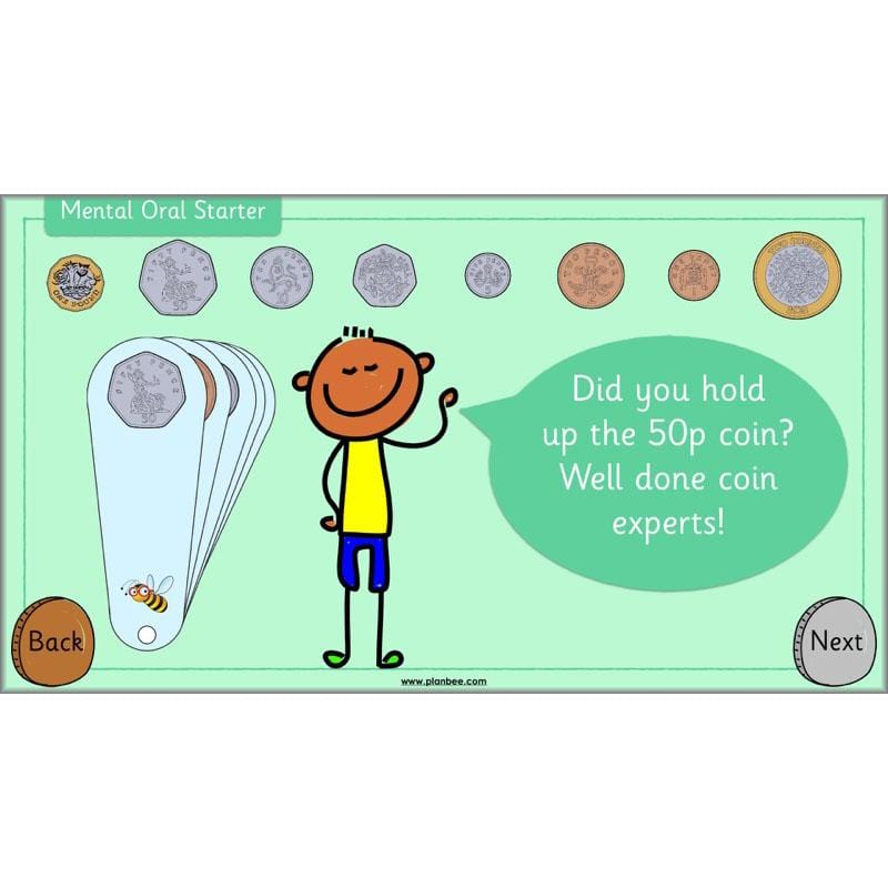 PlanBee Let's Use Pounds and Pence - KS1 Year 2 Maths - Measurement
