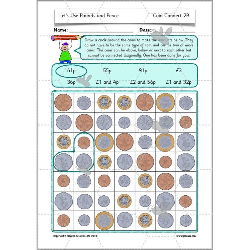 PlanBee Let's Use Pounds and Pence - KS1 Year 2 Maths - Measurement