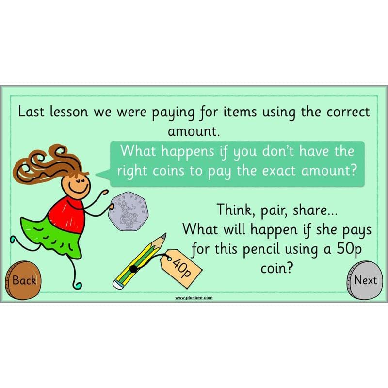 PlanBee Let's Use Pounds and Pence - KS1 Year 2 Maths - Measurement