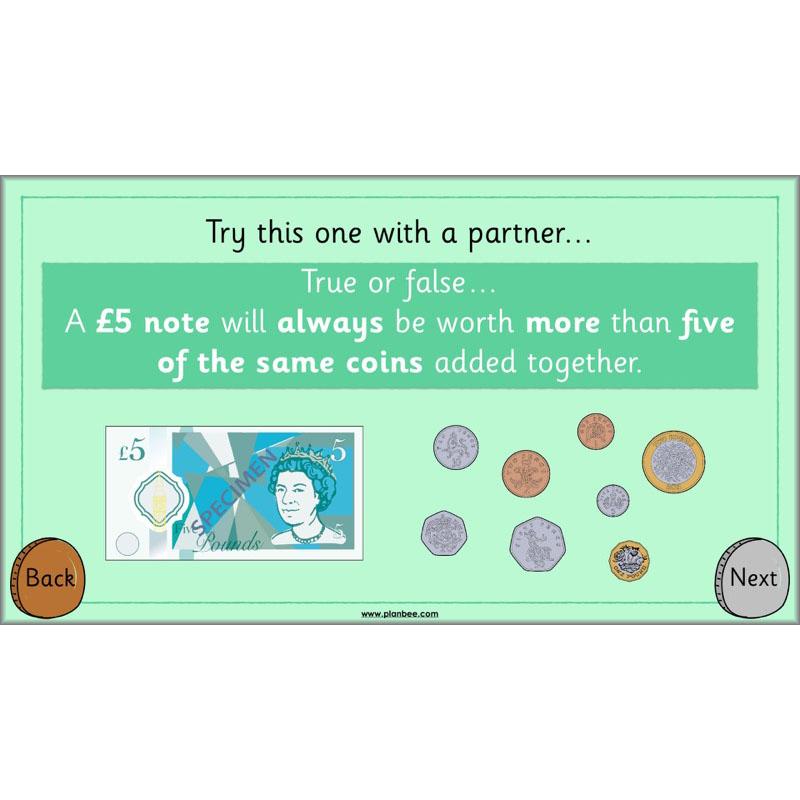 PlanBee Let's Use Pounds and Pence - KS1 Year 2 Maths - Measurement