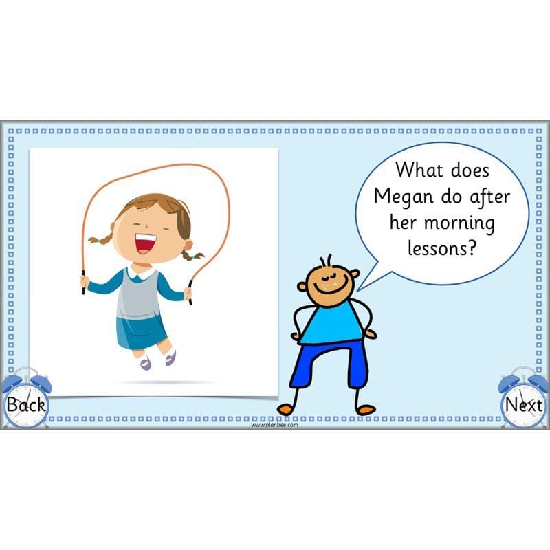 PlanBee Time Language Year 1 Maths lesson | KS1 Maths Plans