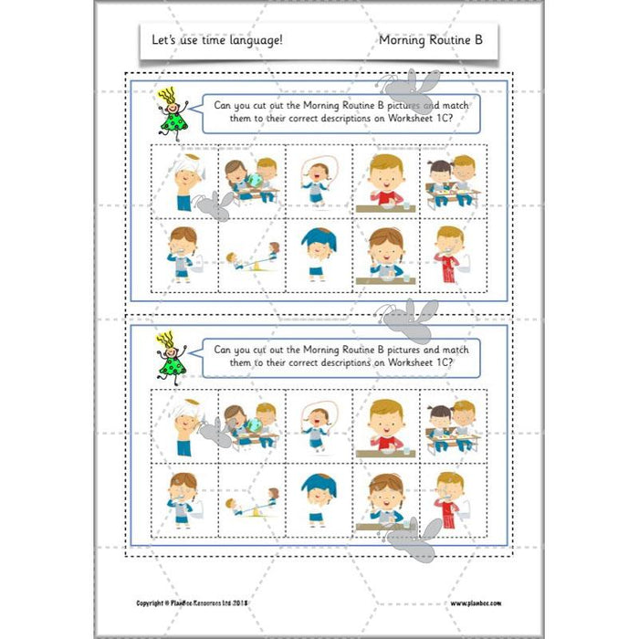PlanBee Time Language Year 1 Maths lesson | KS1 Maths Plans