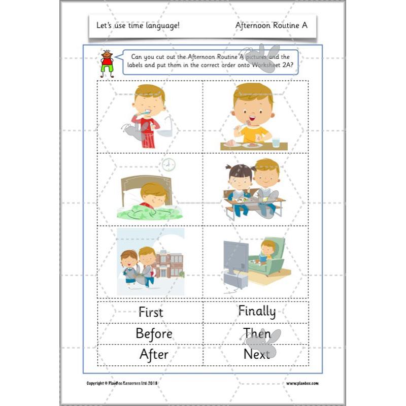 PlanBee Time Language Year 1 Maths lesson | KS1 Maths Plans