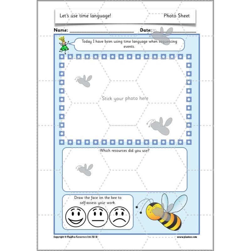 PlanBee Time Language Year 1 Maths lesson | KS1 Maths Plans