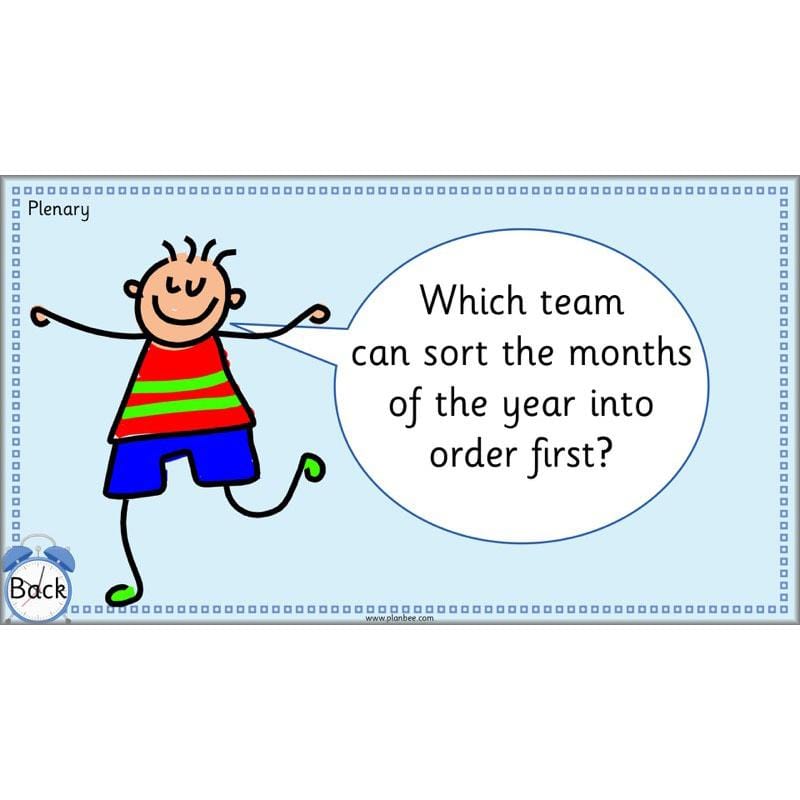 PlanBee Time Language Year 1 Maths lesson | KS1 Maths Plans