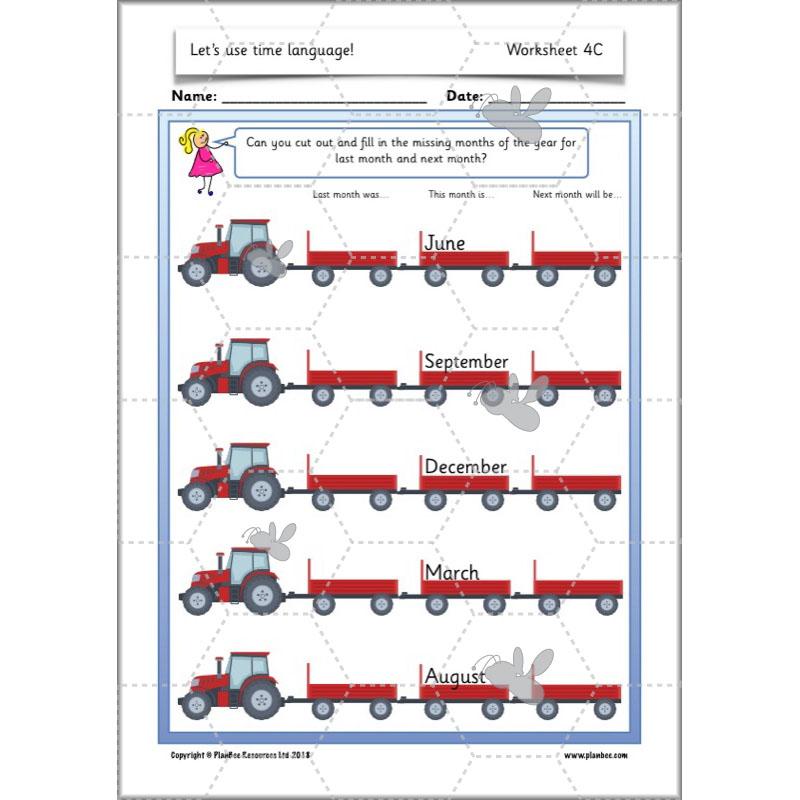PlanBee Time Language Year 1 Maths lesson | KS1 Maths Plans