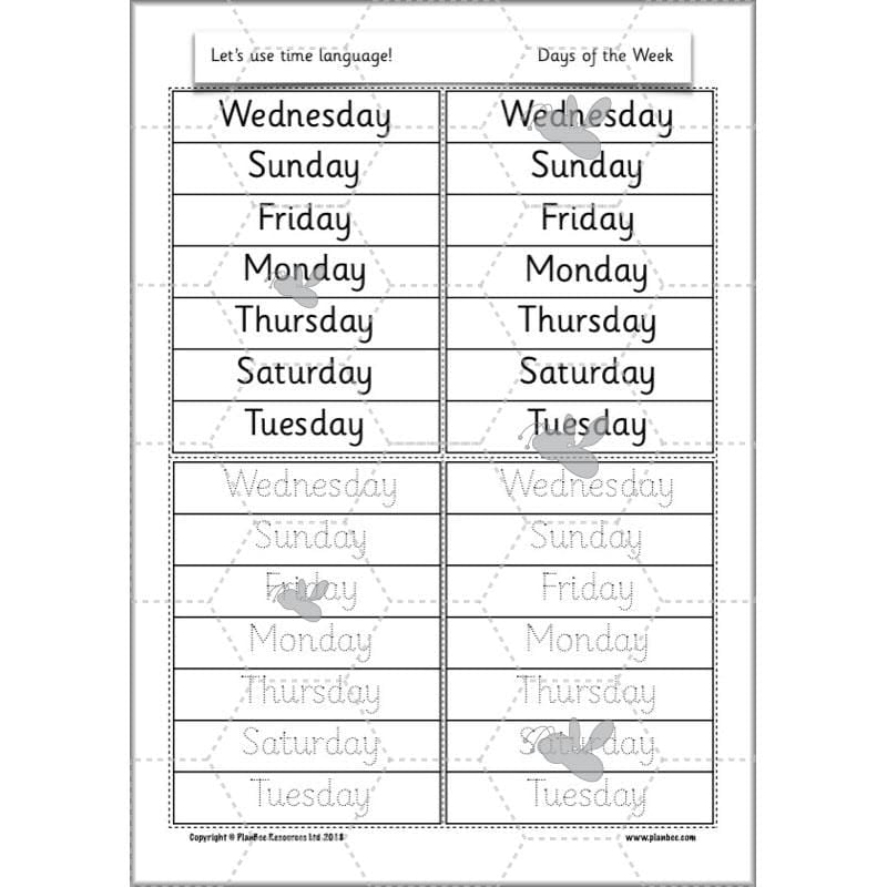 PlanBee Time Language Year 1 Maths lesson | KS1 Maths Plans