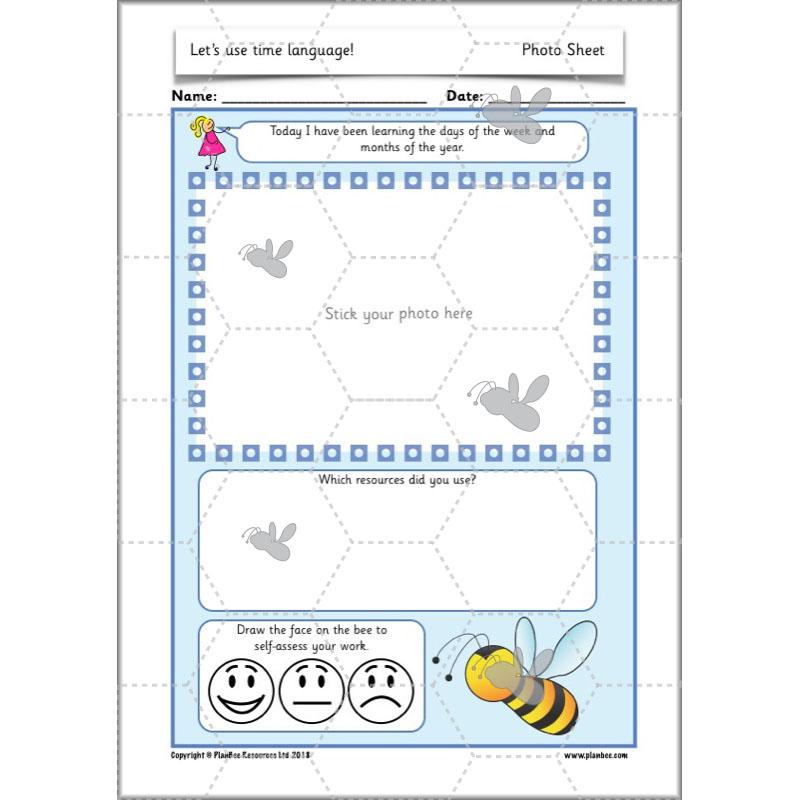 PlanBee Time Language Year 1 Maths lesson | KS1 Maths Plans