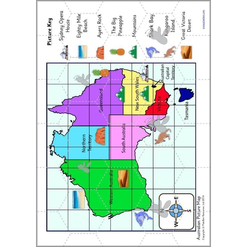 PlanBee Let's visit Australia - KS1 Geography lessons: Year 1 & Year 2