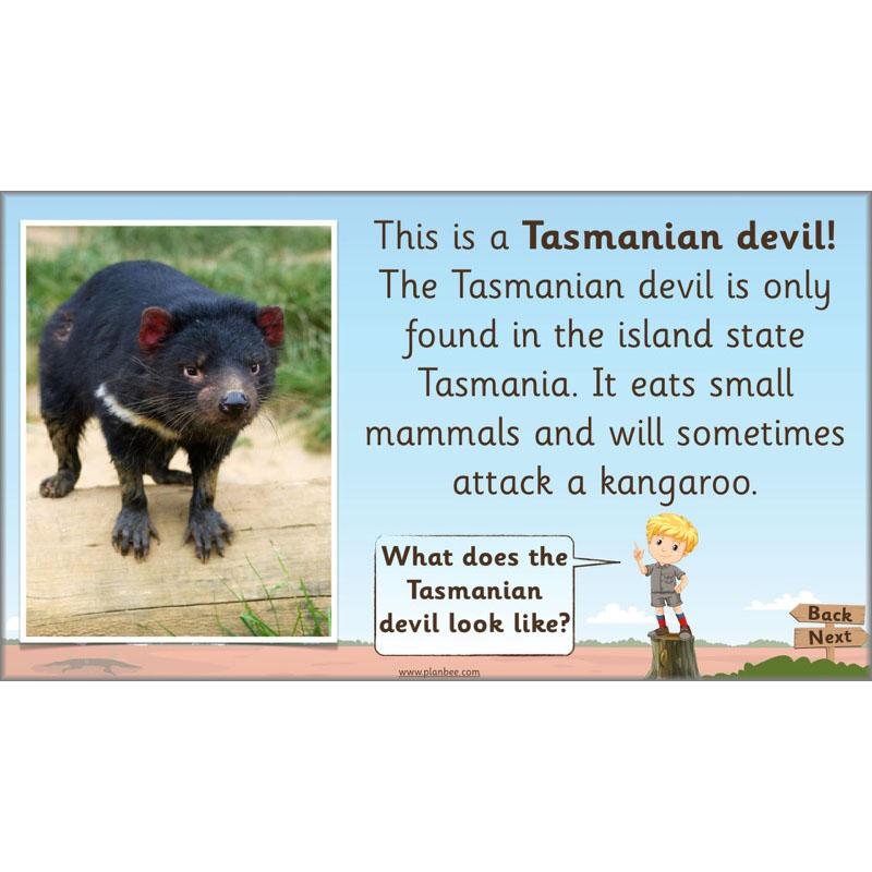 PlanBee Let's visit Australia - KS1 Geography lessons: Year 1 & Year 2