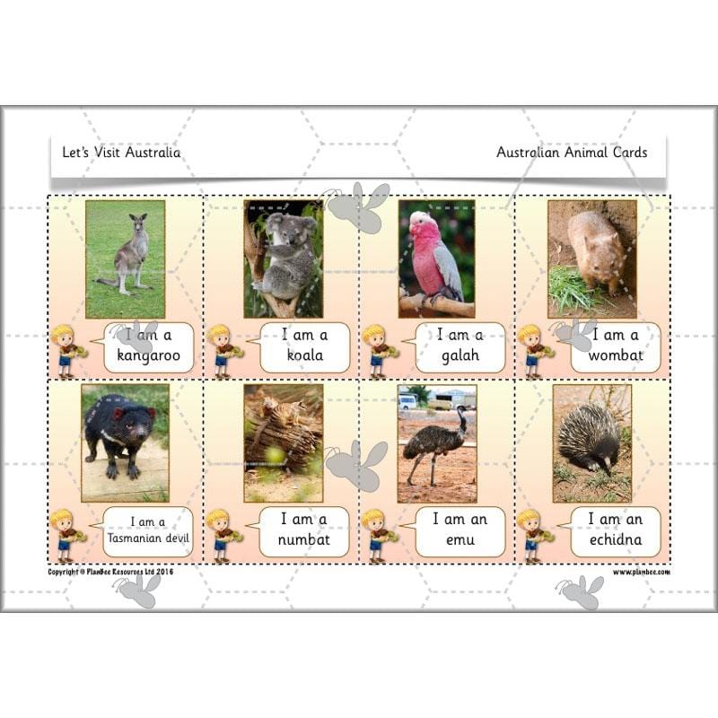 PlanBee Let's visit Australia - KS1 Geography lessons: Year 1 & Year 2