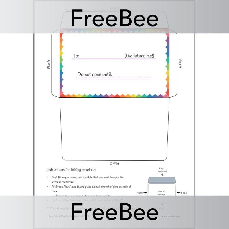 PlanBee Free write a letter to your future self by PlanBee