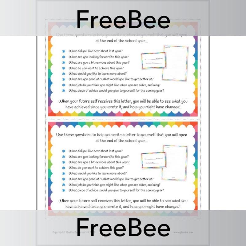 PlanBee Free write a letter to your future self by PlanBee